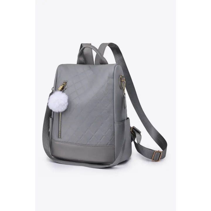 Enchanting Pum-Pum Zipper Backpack Elegant Everyday Style Bags Shopping bags Trendsi