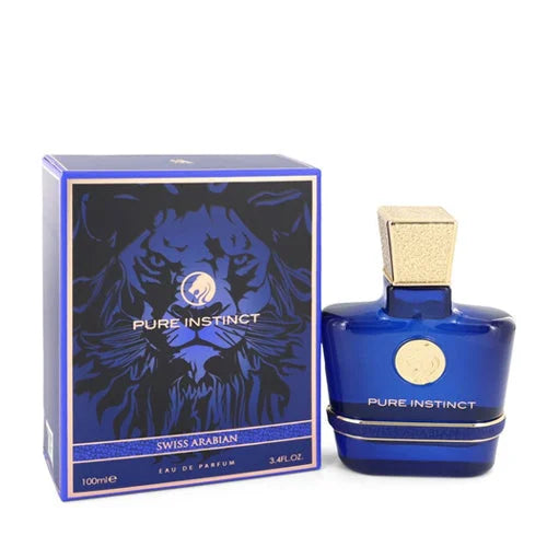 Pure Instinct by Swiss Arabian Perfume for Men Woody Aromatic Scent Men’s Cologne
