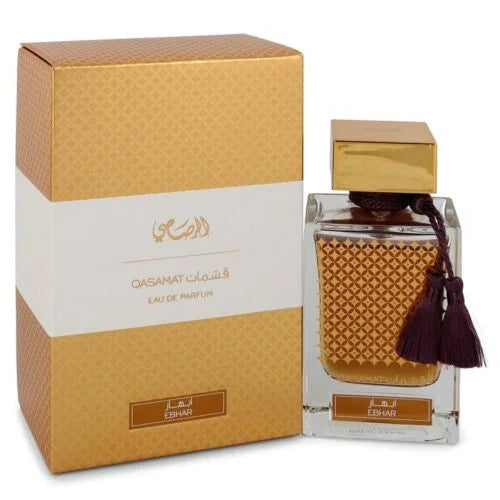 Qasamat Unisex Perfume Oriental Notes Inspired by Middle Eastern Tradition Fragrance Rasasi