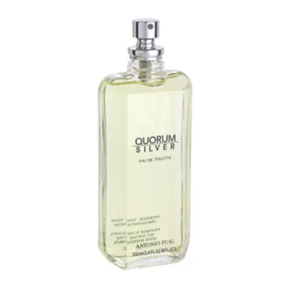 Experience Quorum Silver Eau a Captivating Blend of Spices and Woods Men’s Cologne Antonio Puig