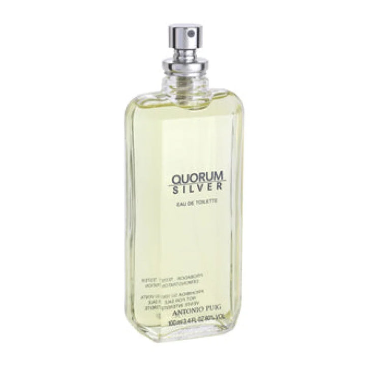 Quorum Silver Eau Bold Ginger Bergamot Amber Fusion Men’s Cologne Antonio Puig
