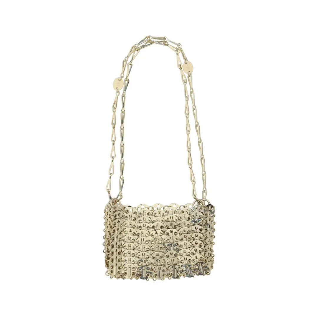 Rabanne Bicolor Brass Shoulder Bag