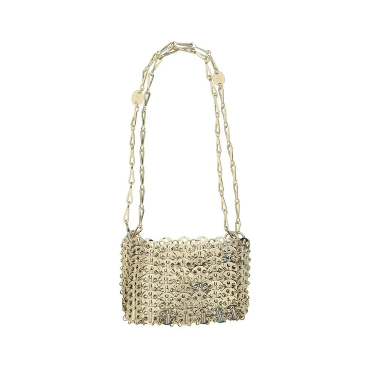 Rabanne Bicolor Brass Shoulder Bag
