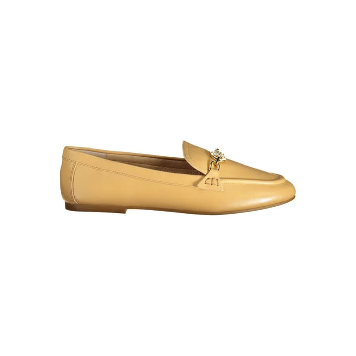 Ralph Lauren Beige Leather Womens Classic Shoe