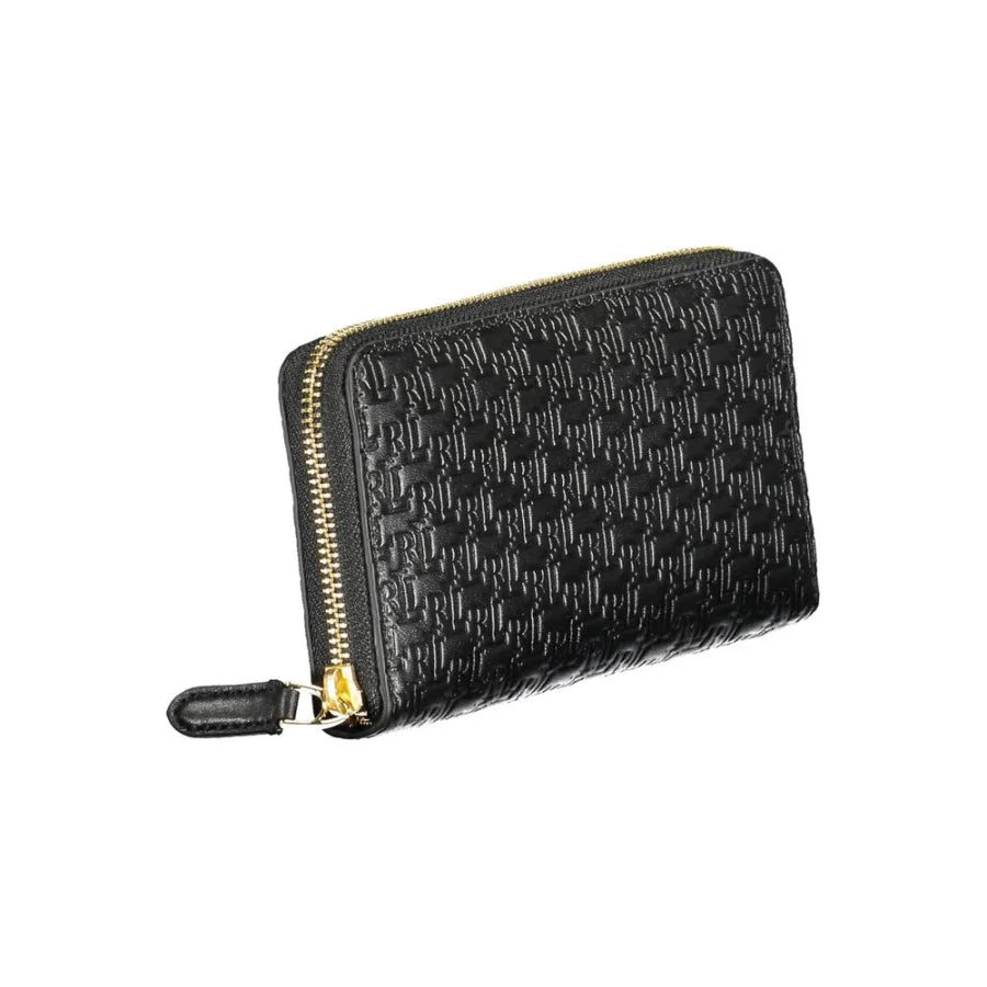 Ralph Lauren Black Leather Women Wallet