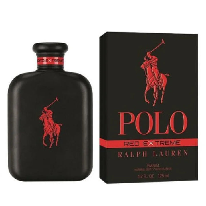 Ralph Lauren Men’s Cologne - Polo Red Extreme Ebony Wood Blood Orange Seduction