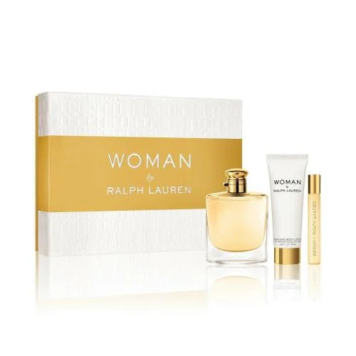 Ralph Lauren Woman 3 Piece Gift Set Eau De Parfum and Body Lotion Women’s Sets
