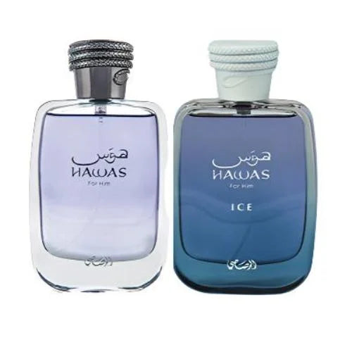 Rasasi Hawas Pour Homme Duo Bundle Bold Oriental Fragrance for Men Men’s Cologne The Perfume Box