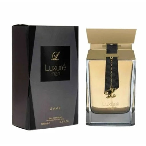 Rave Luxure Man Eau Unleashes Prestige with Green Apple Allure Men’s Cologne Lattafa