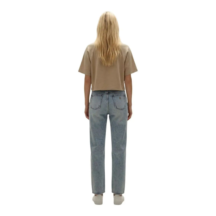 Replay Beige Cotton T-shirt