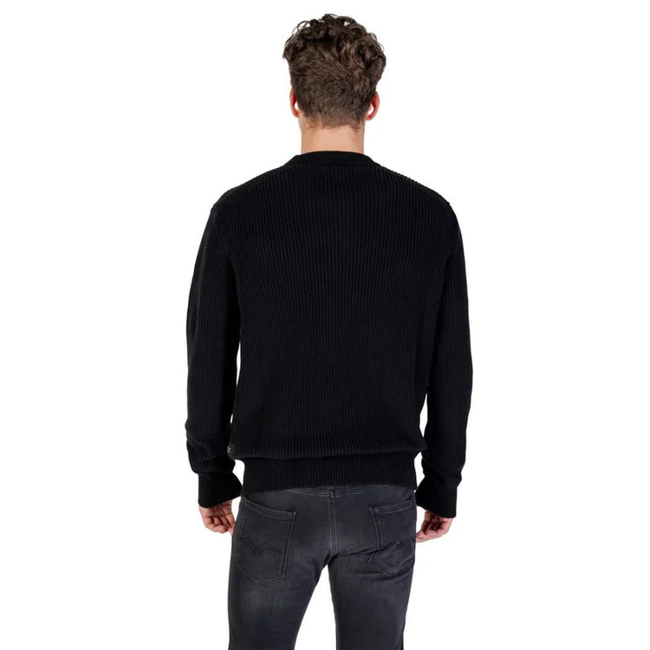 Replay Black Cotton Sweatshirt