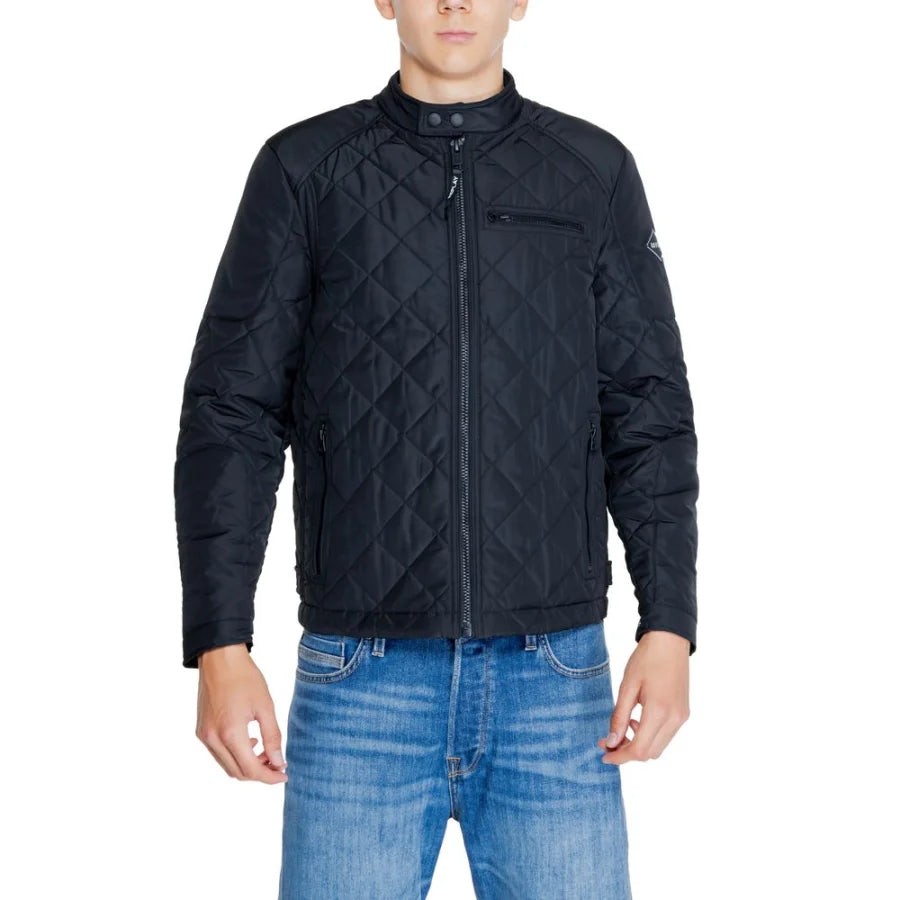 Replay Black Polyamide Bomber
