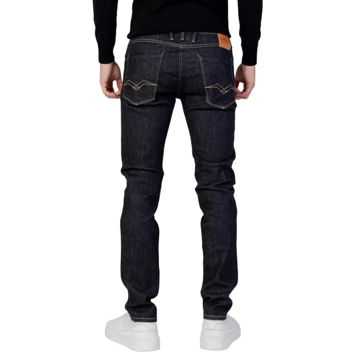 Replay Blue Cotton Skinny Jeans