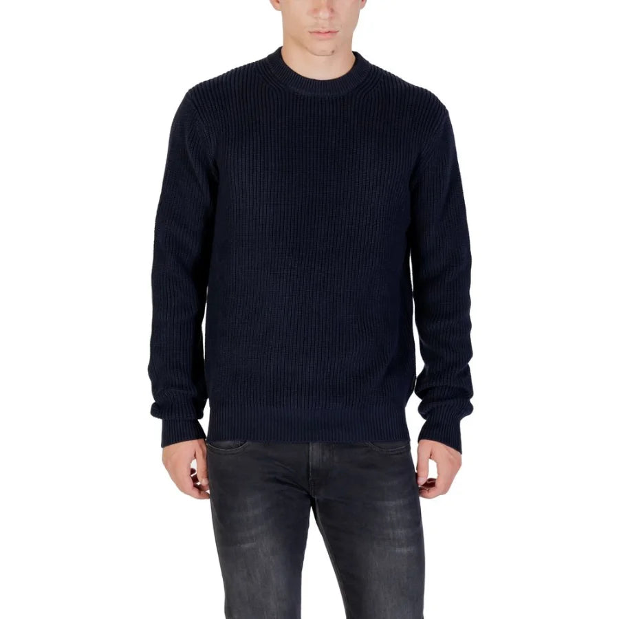 Replay Blue Cotton Sweatshirt
