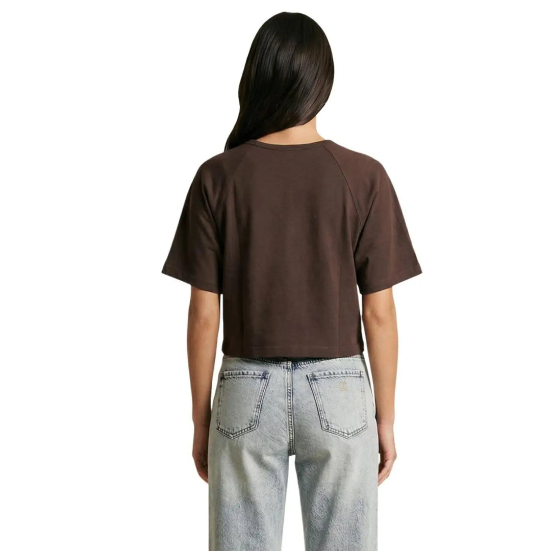 Replay Brown Cotton T-shirt