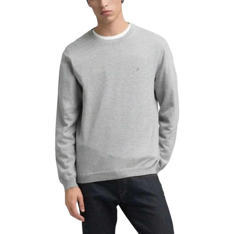 Replay Gray Cotton Sweatshirt