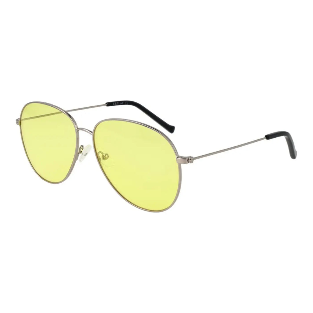 Replay Silver Metal Sunglasses