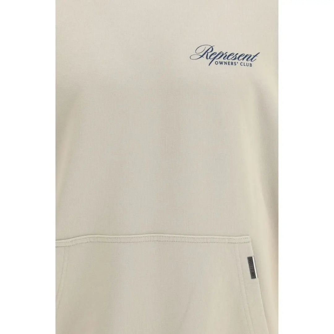 Represent Beige Cotton Sweatshirt