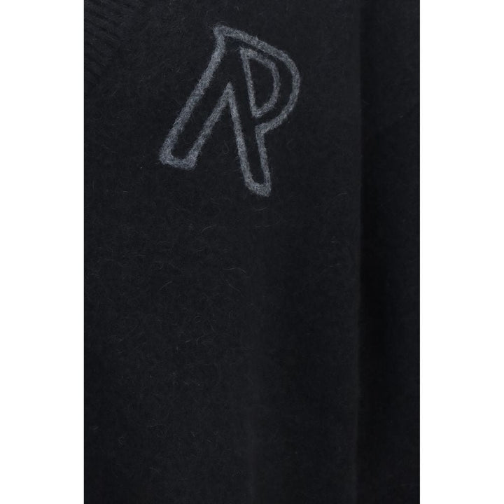 Represent Black Alpaca Vicugna Pacos Cardigan