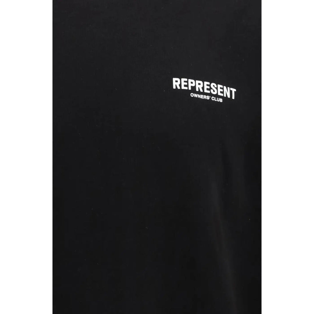 Represent Black Cotton Sweatshirt