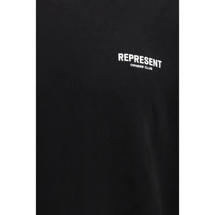 Represent Black Cotton Sweatshirt