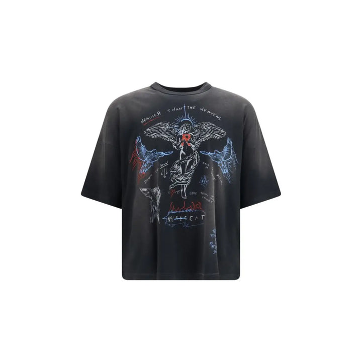 Represent Black Cotton T-shirt