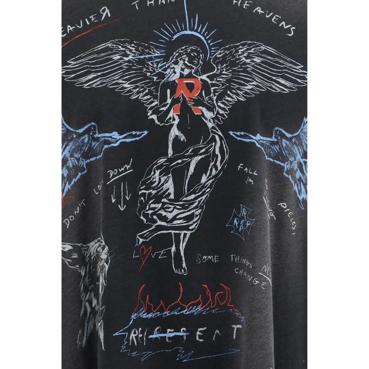 Represent Black Cotton T-shirt