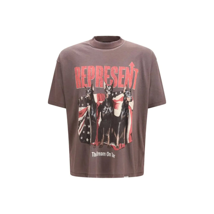 Represent Black Cotton T-shirt