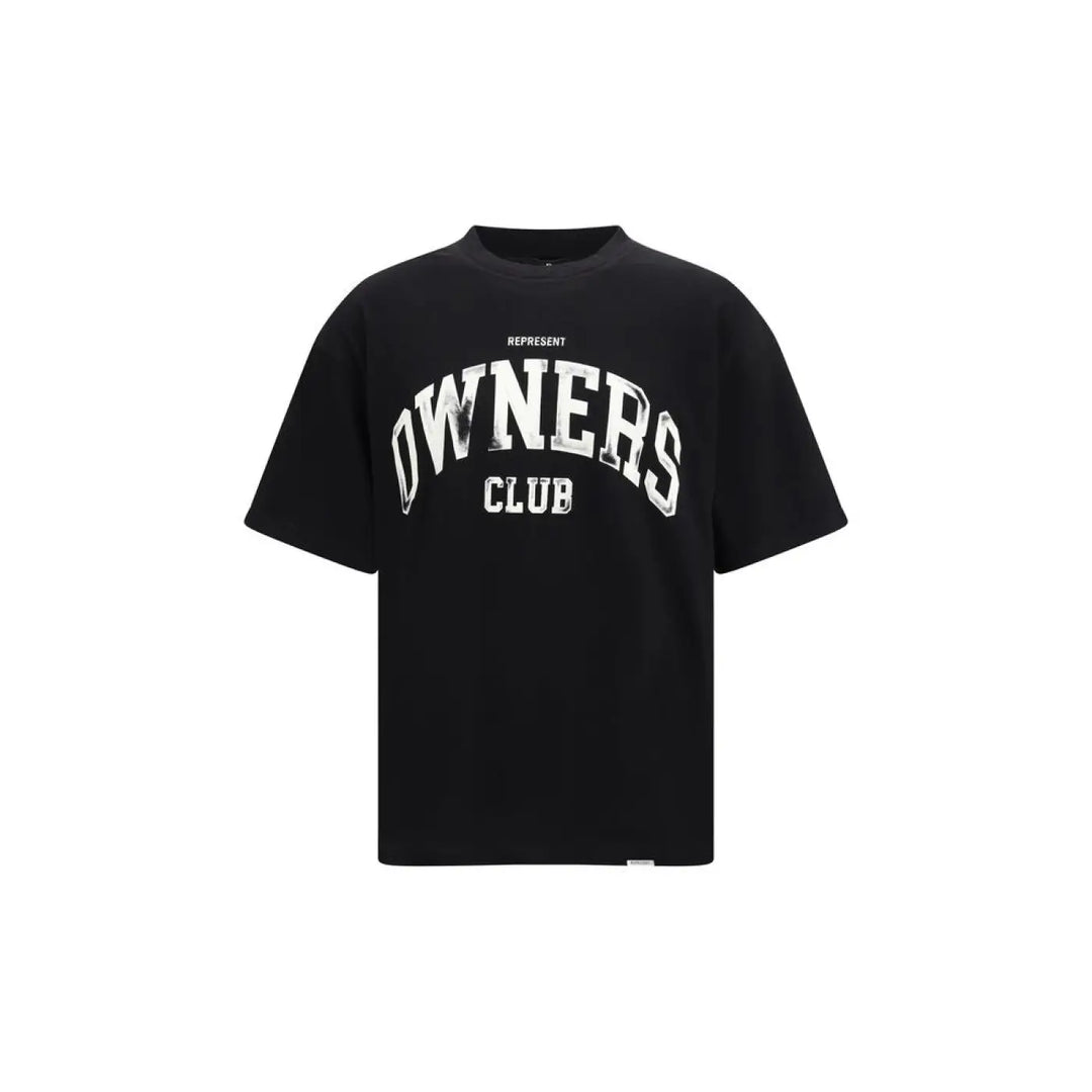 Represent Black Cotton T-shirt