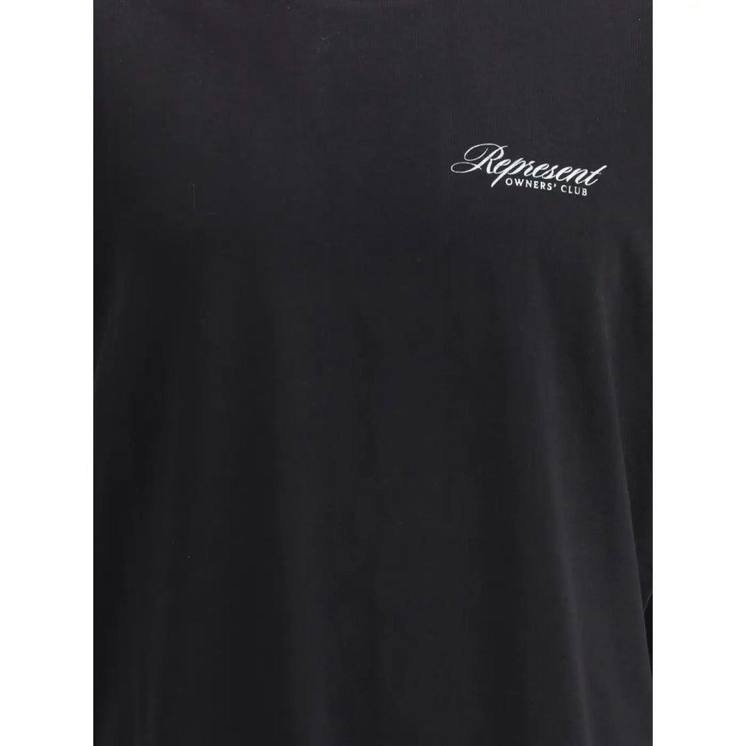 Represent Black Cotton T-Shirt