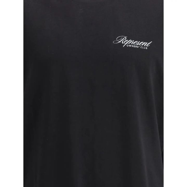 Represent Black Cotton T-Shirt