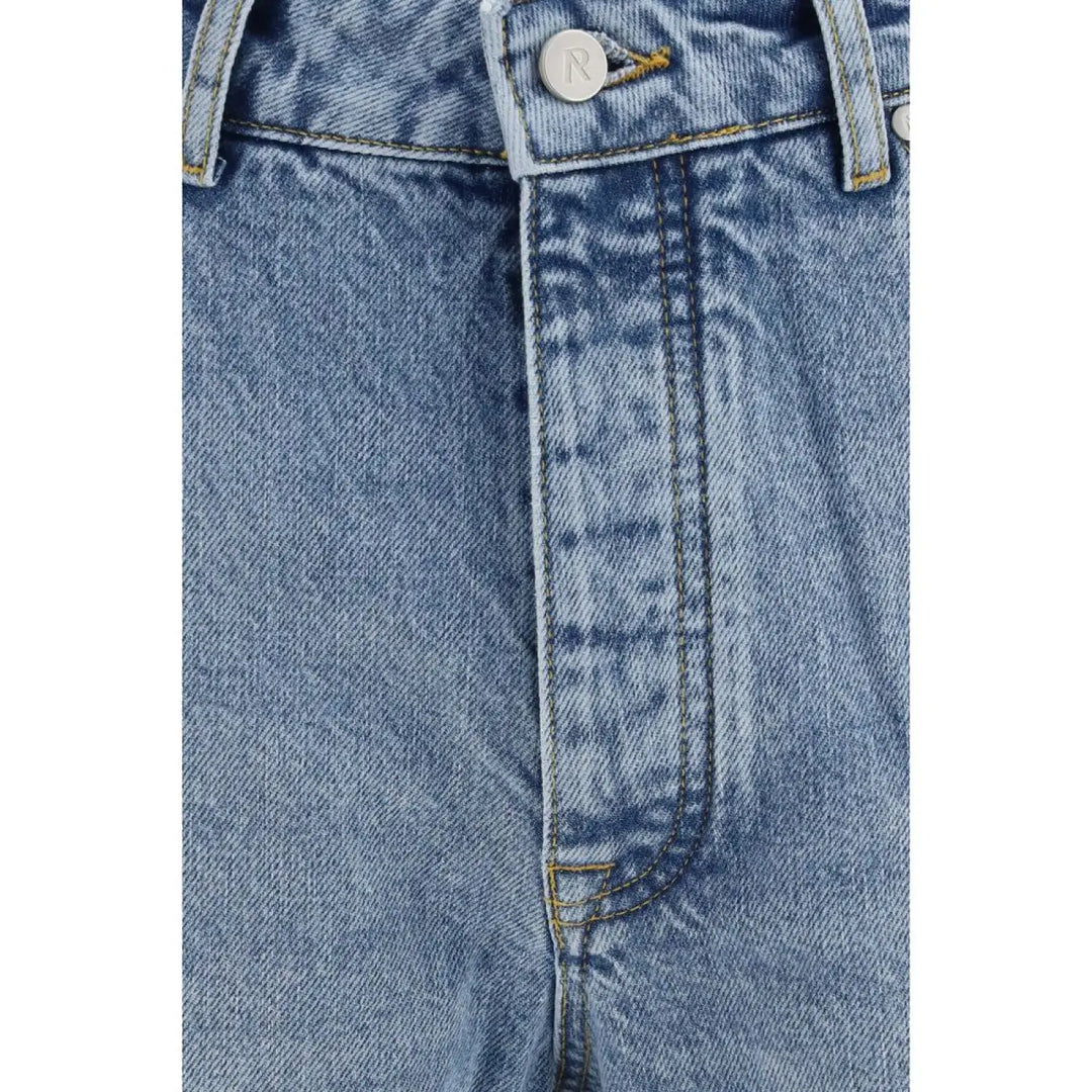 Represent Blue Cotton Straight-leg Jeans
