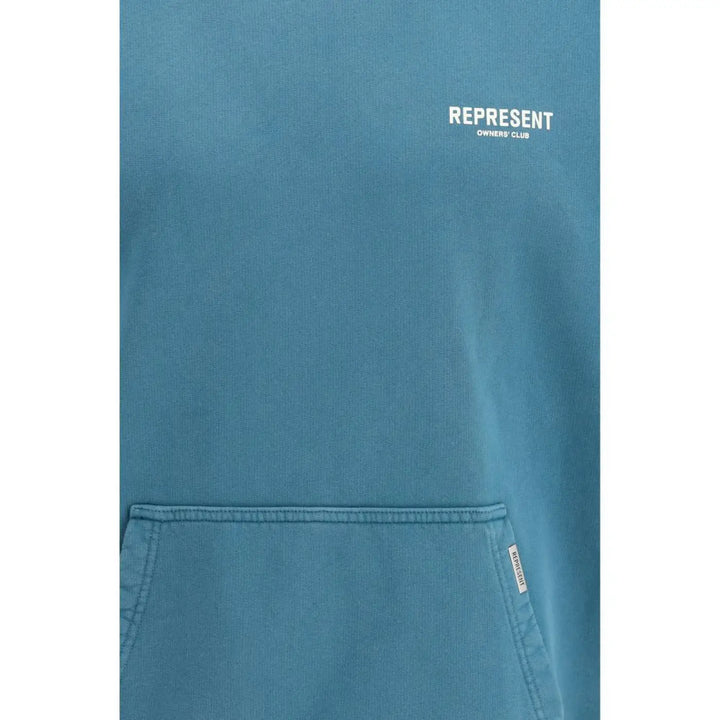 Represent Blue Cotton Sweatshirt