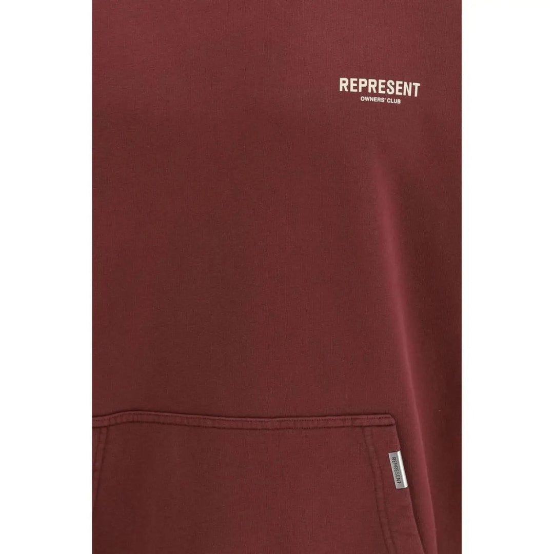 Represent Bordeaux Cotton Sweatshirt