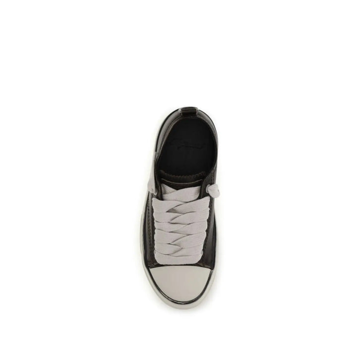 Represent Brown Calf Leather Bos Taurus Chunky Sneakers