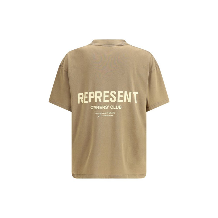Represent Brown Cotton T-shirt