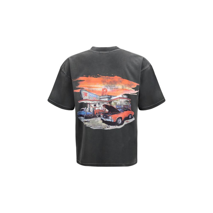 Represent Gray Cotton T-shirt
