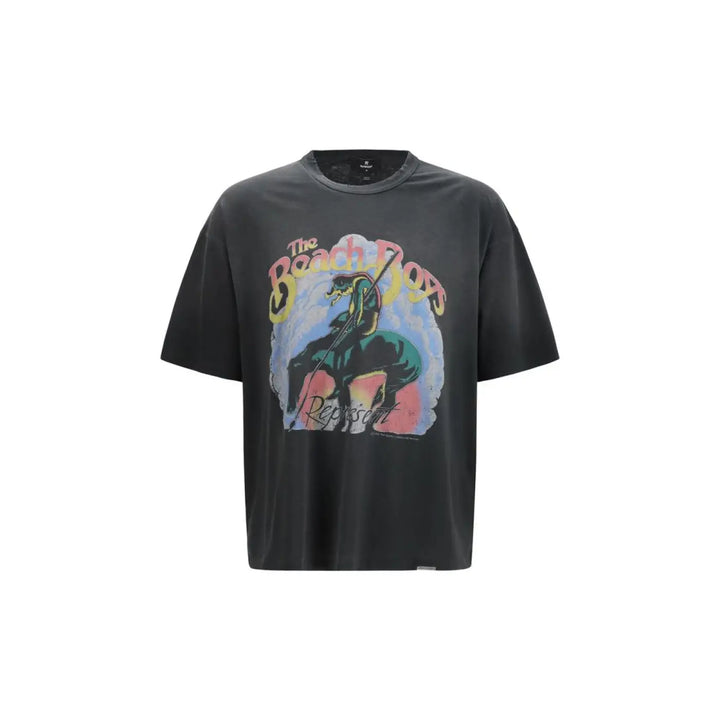 Represent Gray Cotton T-shirt