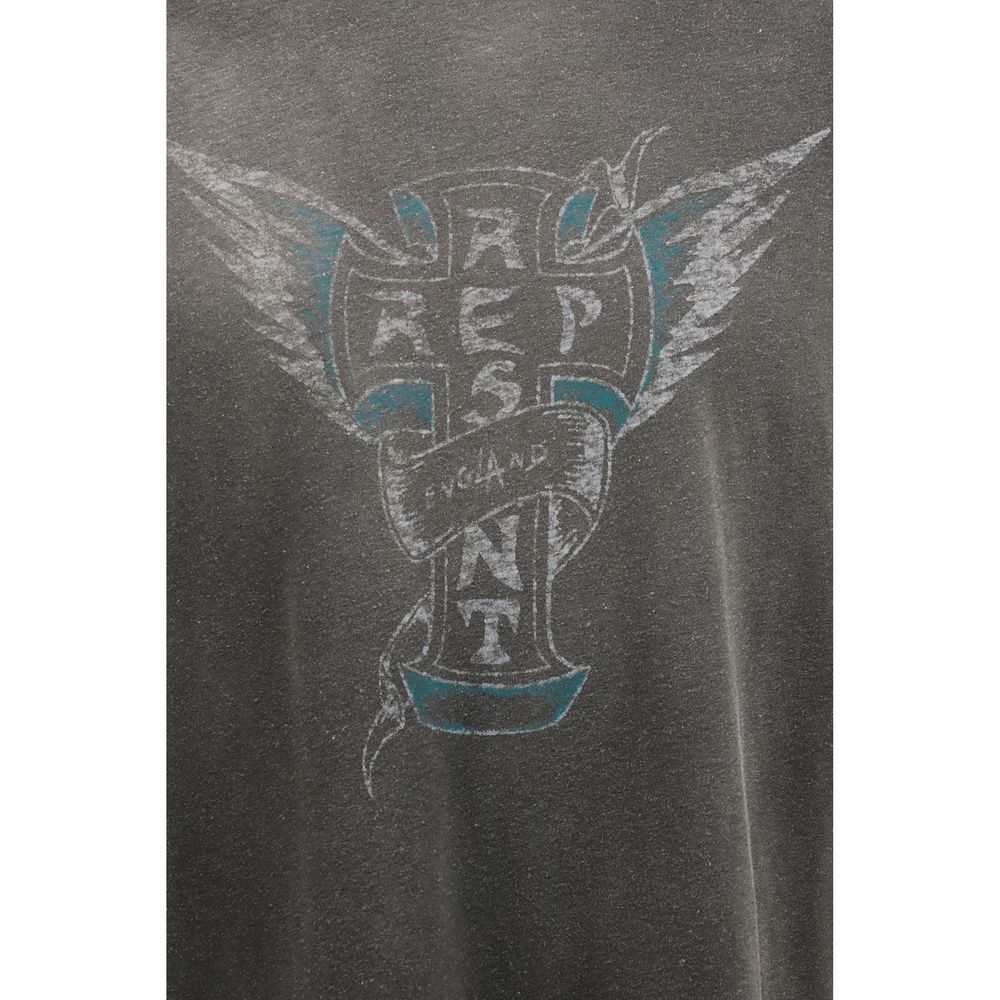Represent Gray Cotton T-shirt