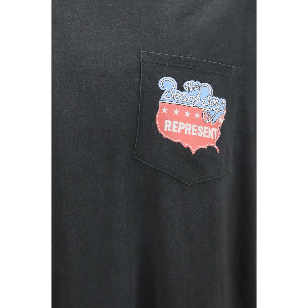 Represent Gray Cotton T-shirt