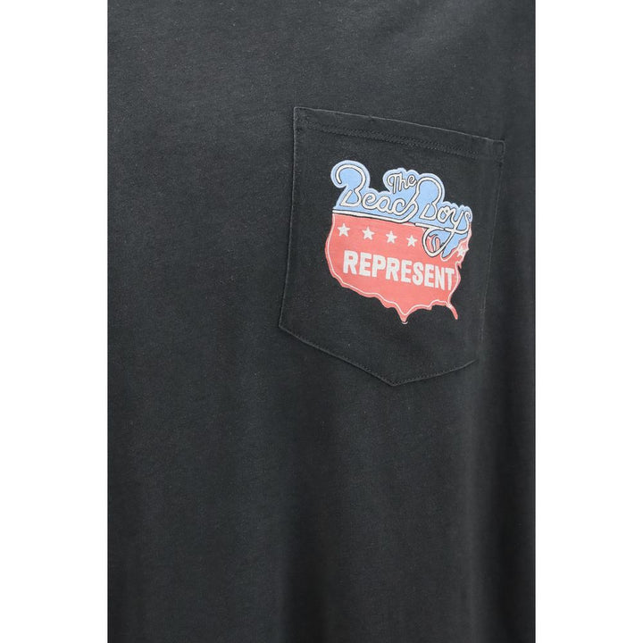 Represent Gray Cotton T-shirt