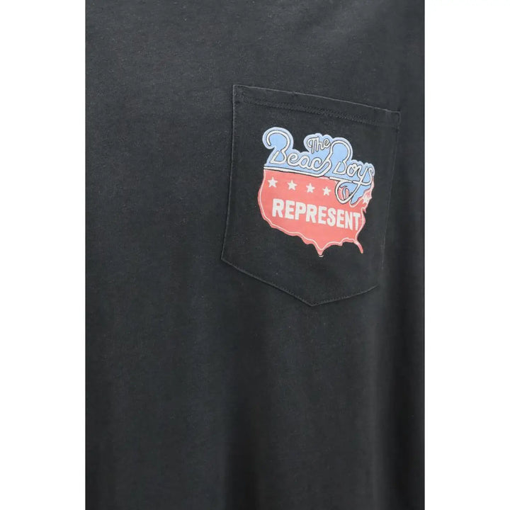 Represent Gray Cotton T-shirt