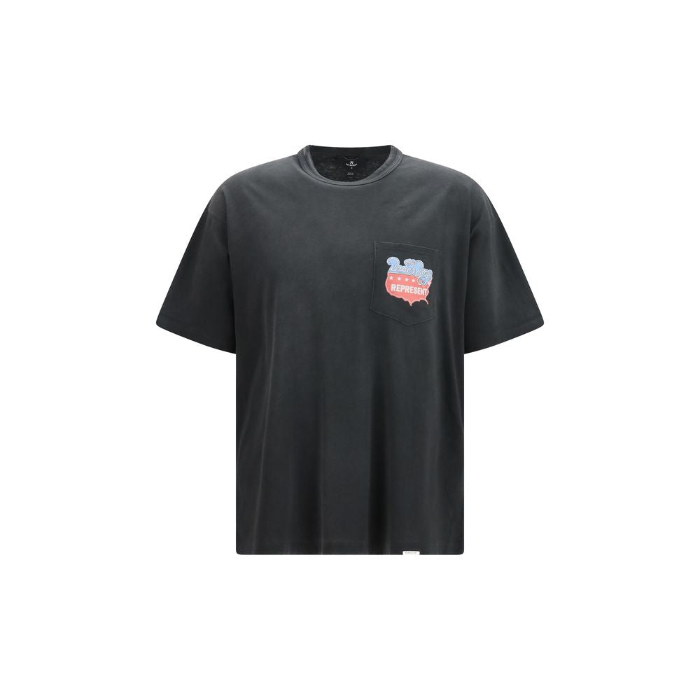 Represent Gray Cotton T-shirt