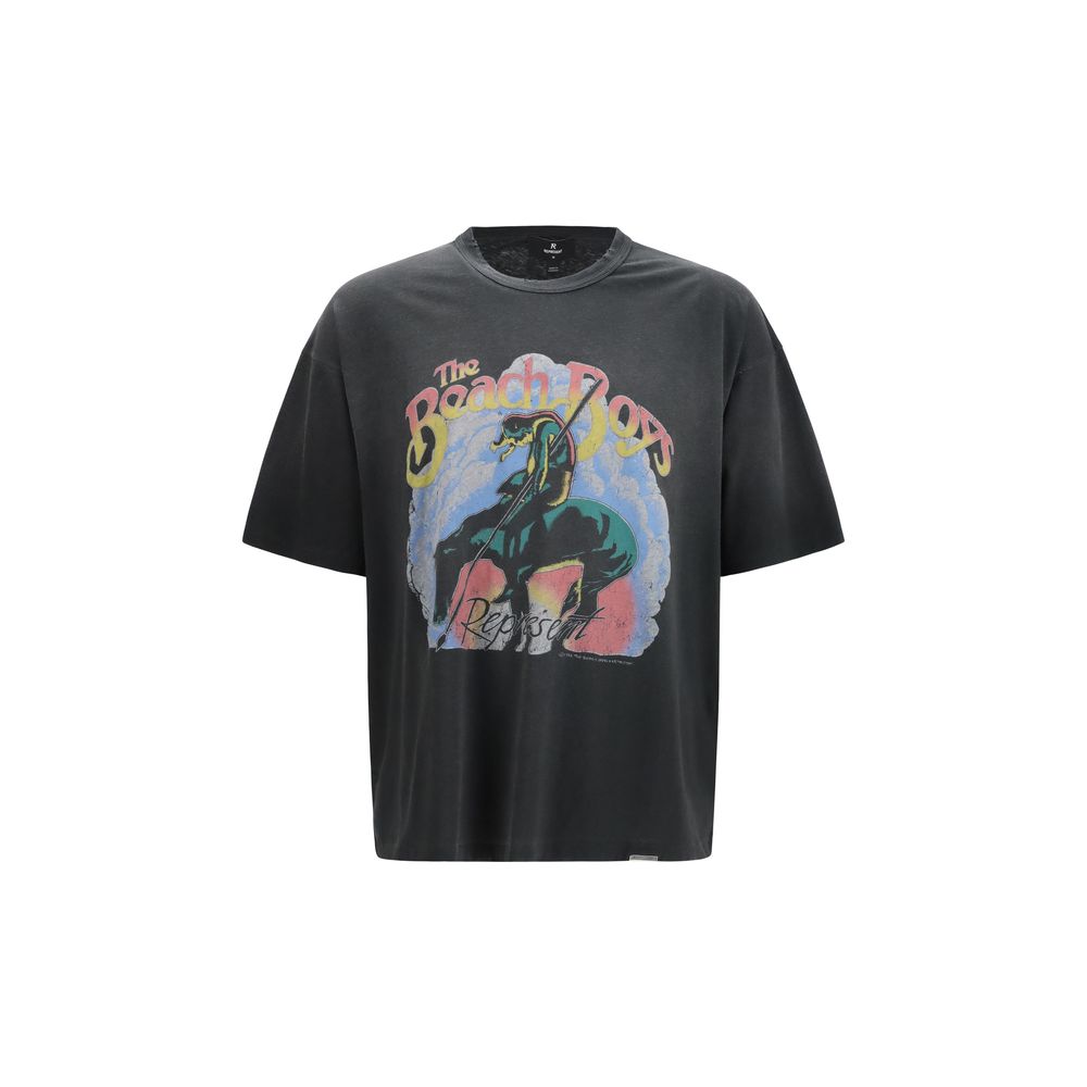 Represent Gray Cotton T-shirt