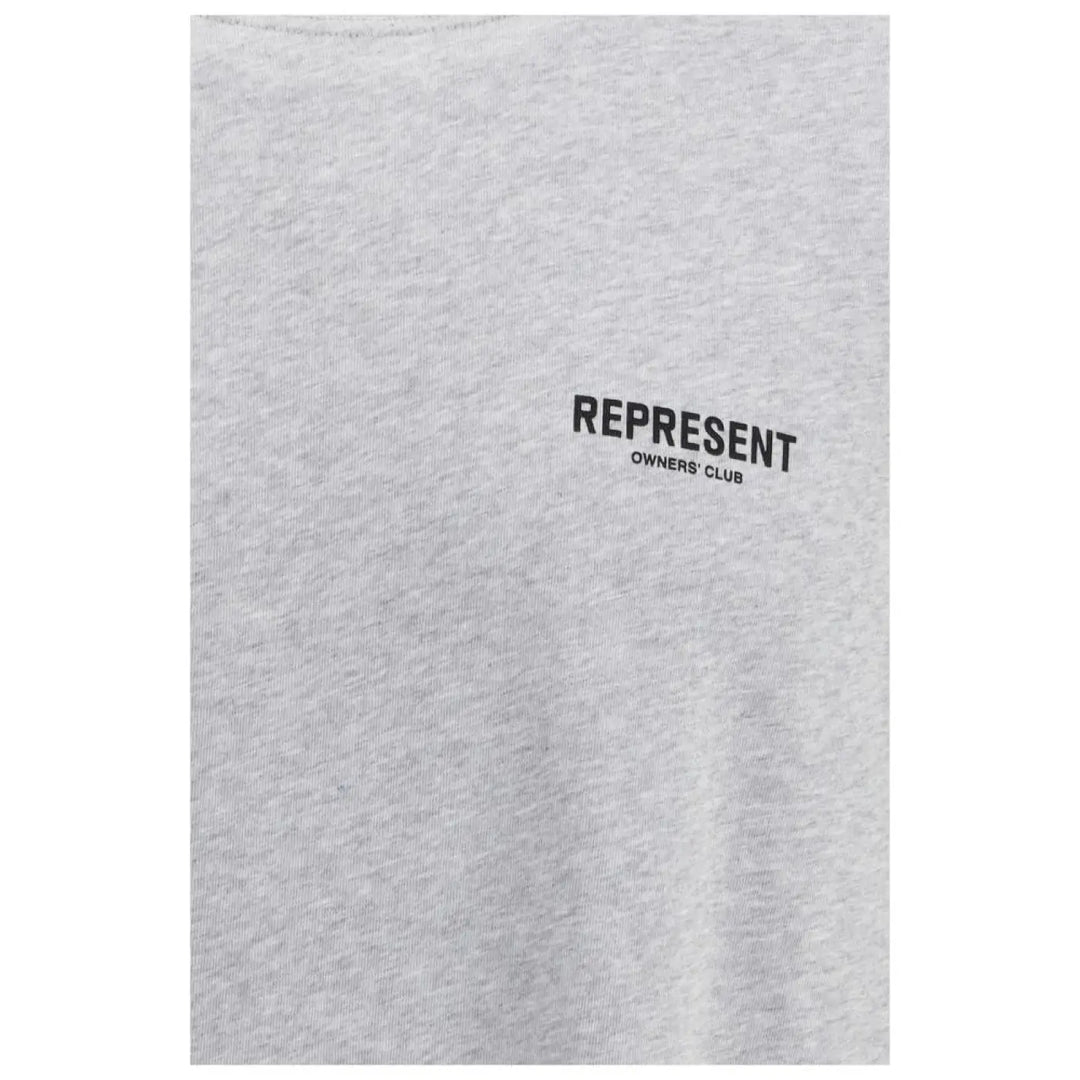 Represent Gray Cotton T-Shirt
