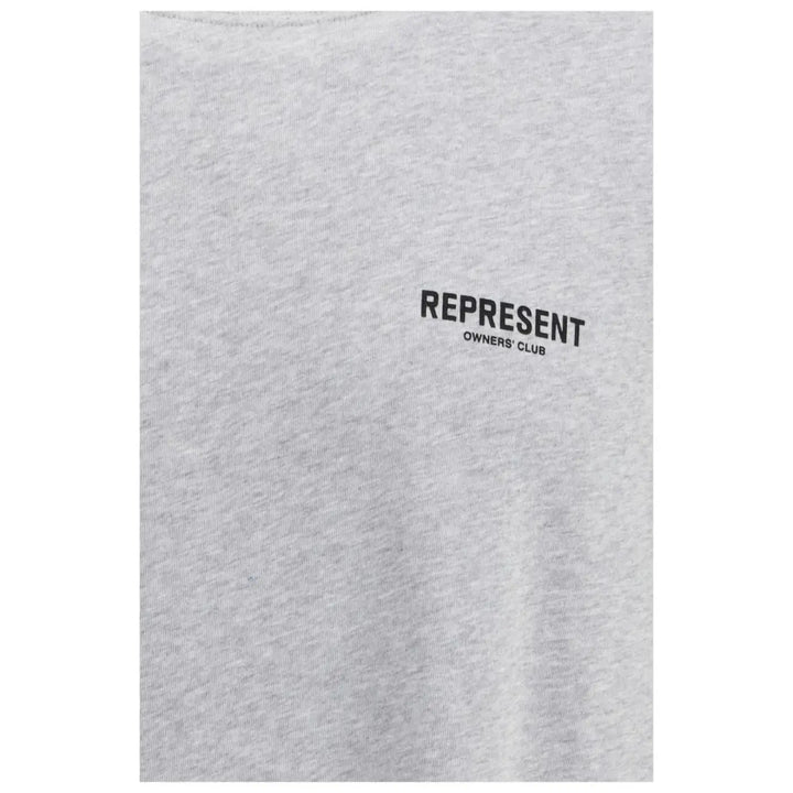 Represent Gray Cotton T-Shirt