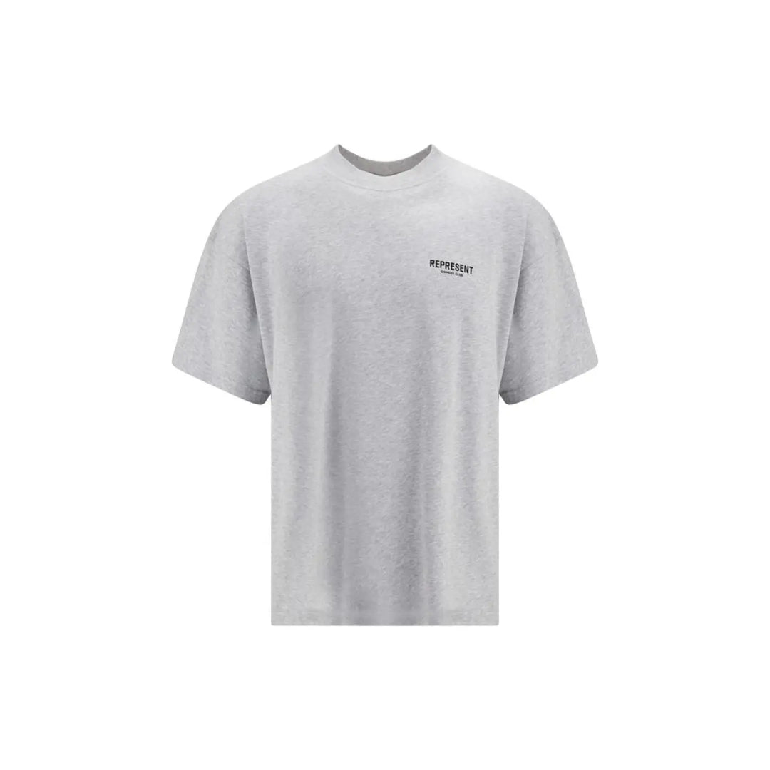 Represent Gray Cotton T-Shirt