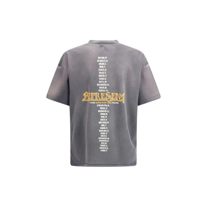 Represent Gray Cotton T-Shirt