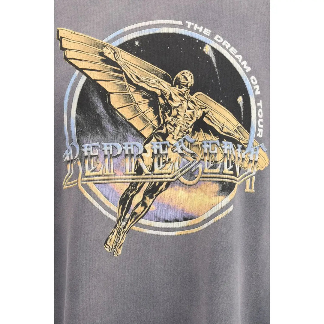 Represent Gray Cotton T-Shirt