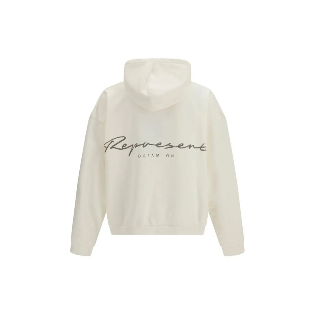 Represent White Cotton Sweatshirt